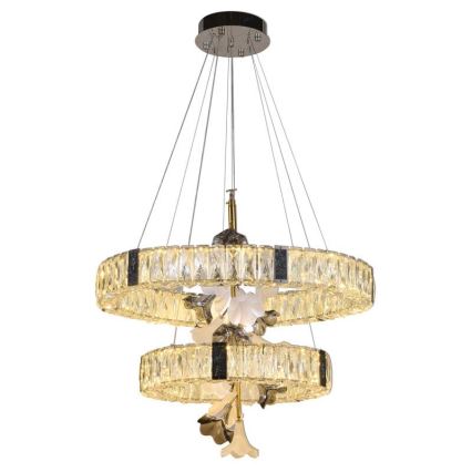LED dimmbarer Kristall-Kronleuchter an Kabel LED/70W/230V 3000-6500K + Fernbedienung