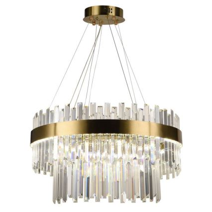 LED dimmbarer Kristall-Kronleuchter an Kabel LED/80W/230V 3000-6500K + Fernbedienung