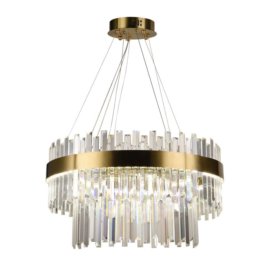 LED dimmbarer Kristall-Kronleuchter an Kabel LED/80W/230V 3000-6500K + Fernbedienung