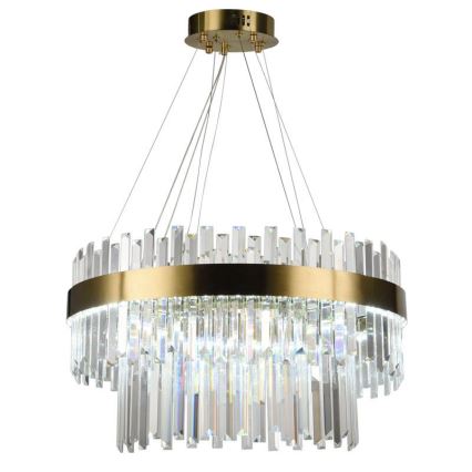 LED dimmbarer Kristall-Kronleuchter an Kabel LED/80W/230V 3000-6500K + Fernbedienung