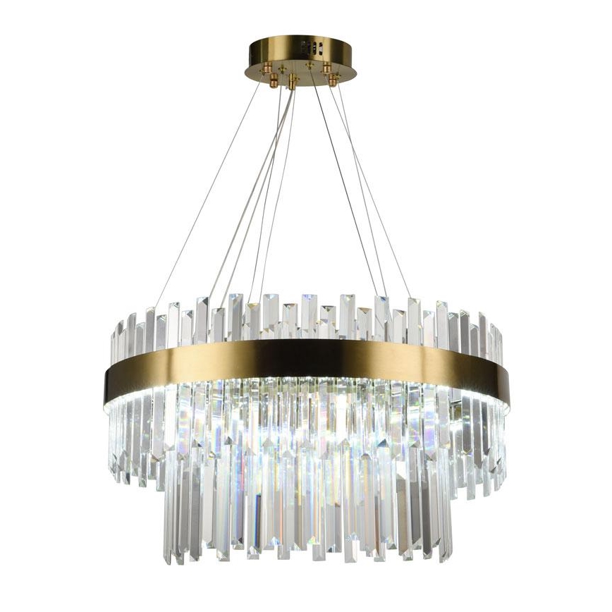 LED dimmbarer Kristall-Kronleuchter an Kabel LED/80W/230V 3000-6500K + Fernbedienung