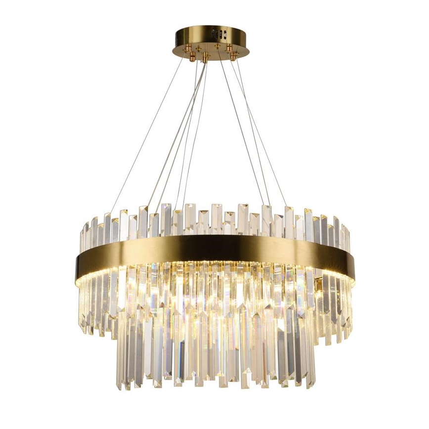 LED dimmbarer Kristall-Kronleuchter an Kabel LED/80W/230V 3000-6500K + Fernbedienung