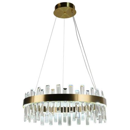 LED dimmbarer Kristall-Kronleuchter an Kabel LED/80W/230V 3000-6500K + Fernbedienung