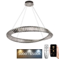 LED dimmbarer Kristall-Pendelleuchter an Kabel LED/50W/230V 3000-6500K + Fernbedienung
