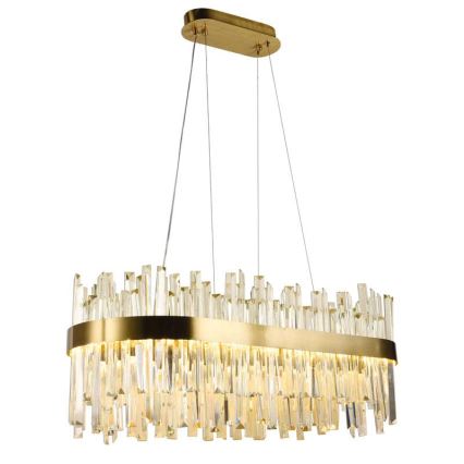 LED dimmbarer Kristall-Pendelleuchter an Kabel LED/90W/230V 3000-6500K + Fernbedienung