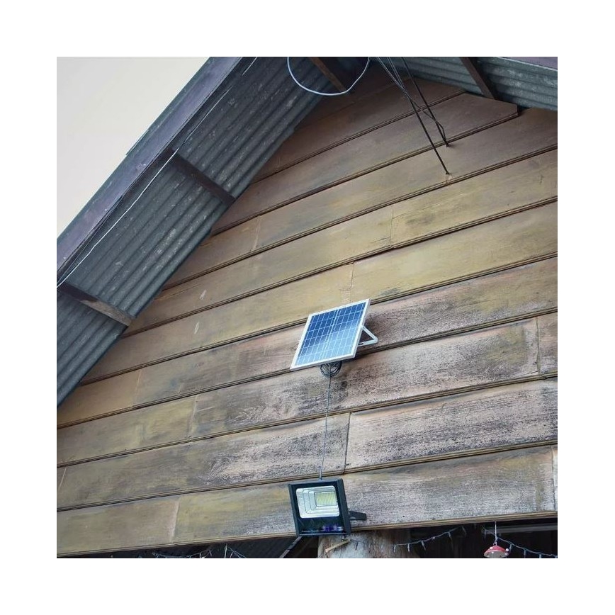 LED dimmbarer Solarstrahler LED/12W/3,2V 6000K IP65 5000 mAh + Fernbedienung