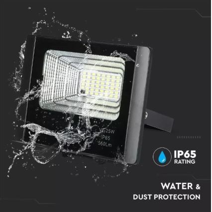 LED dimmbarer Solarstrahler LED/12W/3,2V 6000K IP65 5000 mAh + Fernbedienung