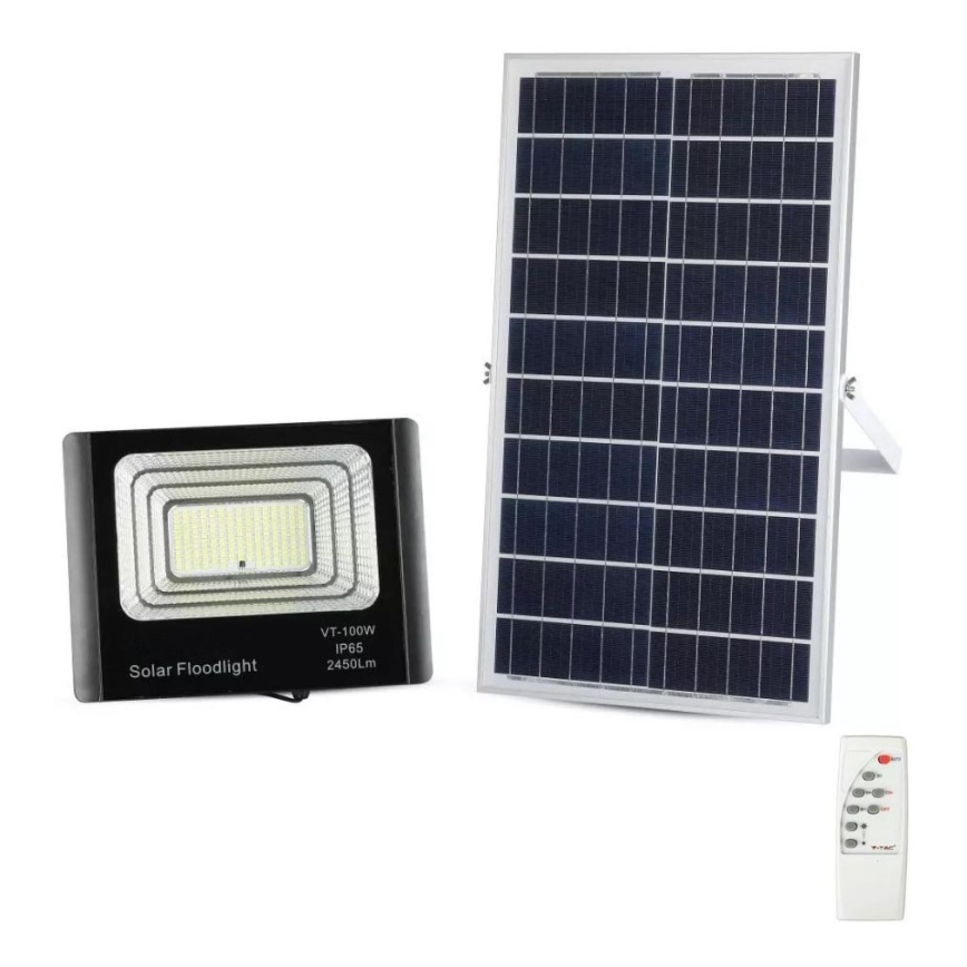 LED Dimmbarer Solarstrahler LED/35W/10V 6000K IP65 + Fernbedienung