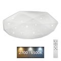 LED Dimmbares Deckenleuchte INDUS LED/60W/230V 2700-6500K Ø 58 cm + Fernbedienung