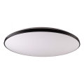 LED Dimmbares Deckenleuchte KERN LED/80W/230V 3000-6000K Ø 80 cm Schwarz + Fernbedienung