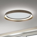 LED Dimmbares Deckenleuchte MANTA LED/38W/230V 2700/3000/4000K Ø 45 cm Braun