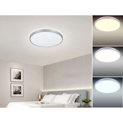 Nedes LC800A/SI - LED dimmbare Deckenbeleuchtung OPAL LED/24W/230V
