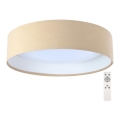 LED Dimmbares Deckenleuchte SMART GALAXY LED/24W/230V Ø 44 cm Beige/Weiß 3000-6500K + Fernbedienung