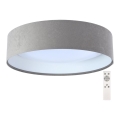 LED Dimmbares Deckenleuchte SMART GALAXY LED/24W/230V Ø 44 cm Grau/Weiß 3000-6500K + Fernbedienung