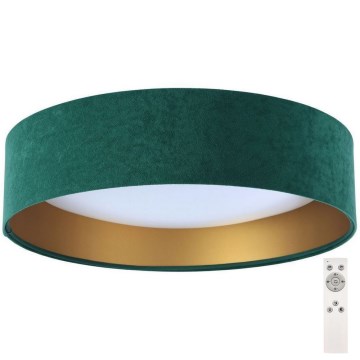 LED Dimmbares Deckenleuchte SMART GALAXY LED/24W/230V Ø 44 cm Grün/Gold 3000-6500K + Fernbedienung