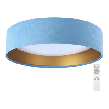 LED Dimmbares Deckenleuchte SMART GALAXY LED/24W/230V Ø 44 cm Hellblau/Gold 3000-6500K + Fernbedienung