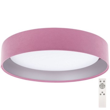 LED Dimmbares Deckenleuchte SMART GALAXY LED/24W/230V Ø 44 cm Rosa/Silber 3000-6500K + Fernbedienung