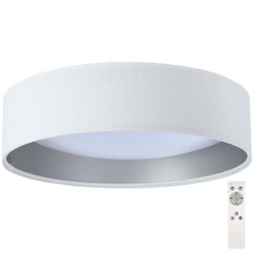 LED Dimmbares Deckenleuchte SMART GALAXY LED/24W/230V Ø 44 cm Weiß/Silber 3000-6500K + Fernbedienung