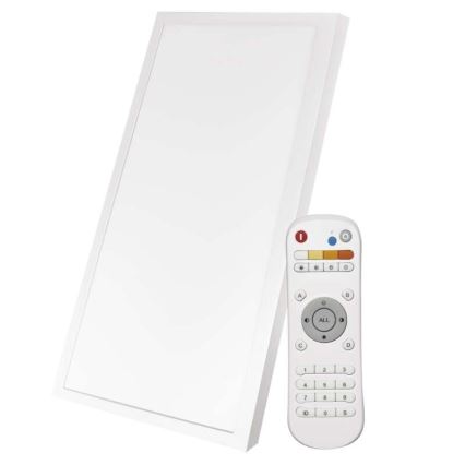 LED dimmbare Deckenleuchte LED/25W/230V 2700K-6000K rechteckig + Fernbedienung