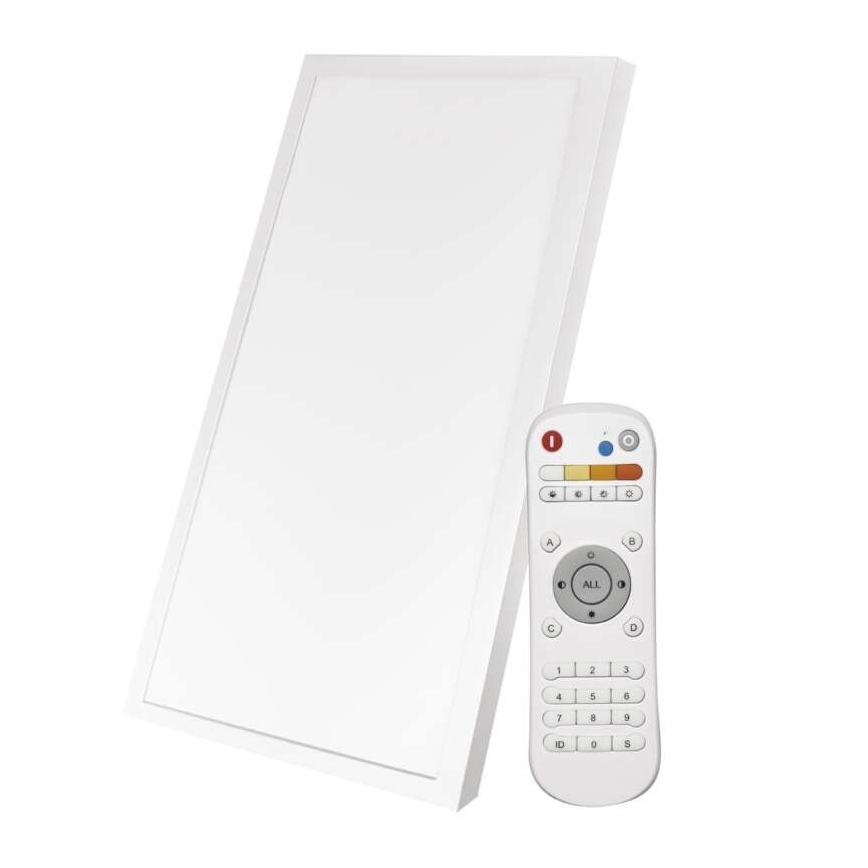 LED dimmbare Deckenleuchte LED/25W/230V 2700K-6000K rechteckig + Fernbedienung