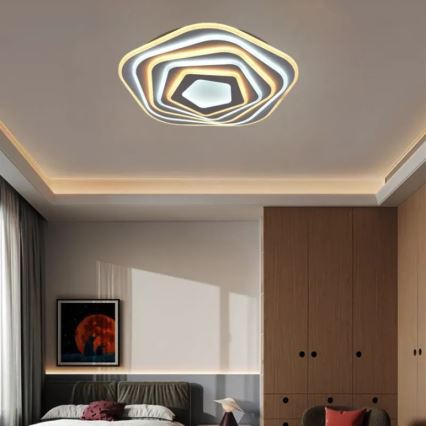 LED dimmbares Deckenleuchte LED/125W/230V 3000-6500K + Fernbedienung