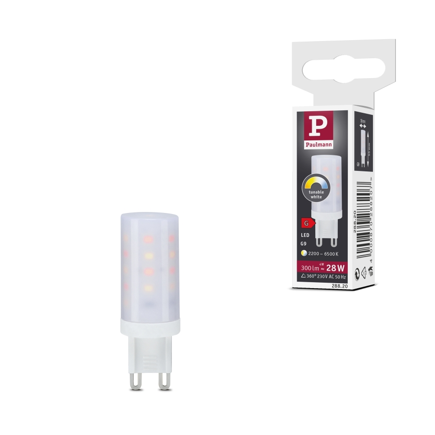 LED dimmbares Leuchtmittel G9/4W/230V 2200-6500K - Paulmann 28820