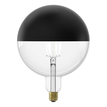 LED dimmbares Leuchtmittel mit Kappe FILAMENT G200 E27/6W/230V 1800K Schwarz CRI 90