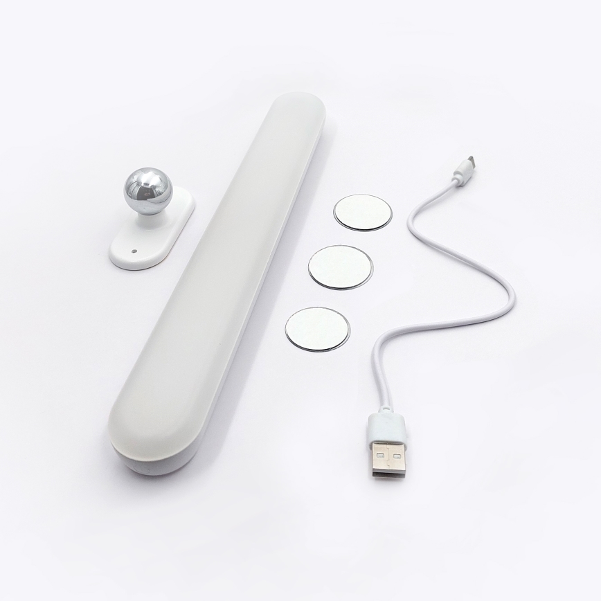 LED-Dimmbares, wiederaufladbares Möbelbeleuchtungslicht CLICK LED/1,5W/3,7V 3000/4000/6500K 800mAh USB