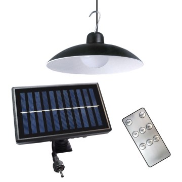 LED dimmbares solarbetriebenes Hängelicht mit Dämmerungssensor LED/6W/3,7V 800 mAh IP44 + Fernbedienung