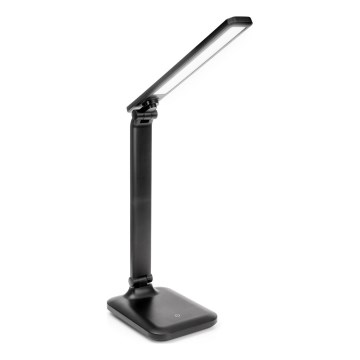 LED Dimmbares Touch Tischlicht mit USB-Anschluss REMUS LED/5W/230V Schwarz