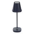 LED Dimmbares wiederaufladbares Tischlicht LED/3W/1800 mAh Dunkelblau