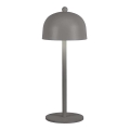 LED Dimmbares wiederaufladbares Touch-Tischlampe LED/1W/5V 3000-6000K 1800 mAh grau