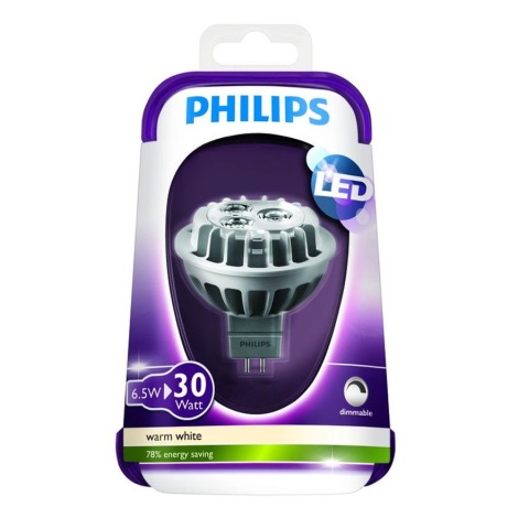 LED-Dimmbirne Philips GU5,3/MR16/6,5W/12V 2700K