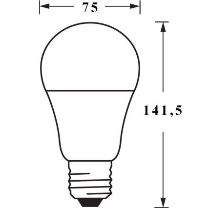 LED-Dimmbirne SMART+ E27/14W/230V 2.700K-6.500K - Ledvance