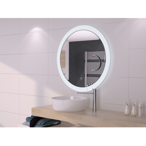 LED Dimmender Badezimmer-Rückwandspiegel ANELLO IP44