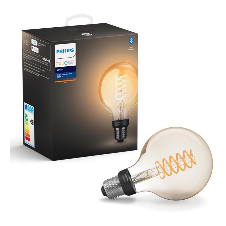 LED-Dimmer-Glühbirne Philips Hue WHITE FILAMENT G93 E27/7W/230V 2100K