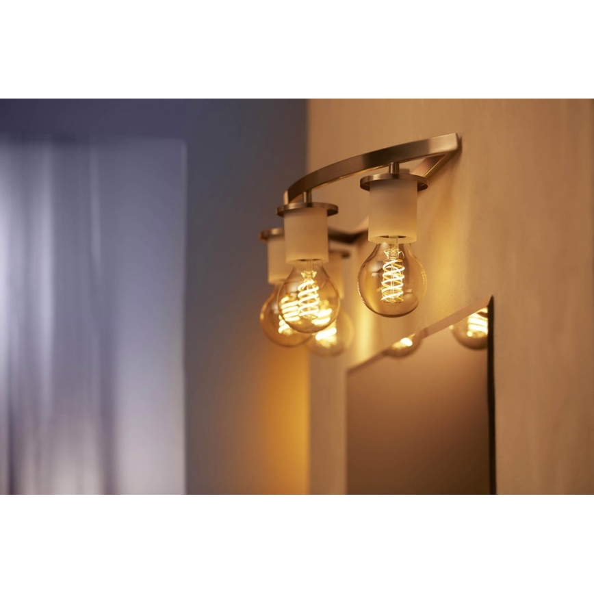 LED Dimmbare Glühbirne Philips HUE WHITE FILAMENT A60 E27/7W/230V