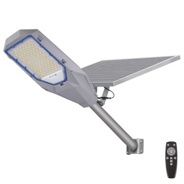 LED-Dimmstrahler mit Dämmerungssensor und Solarpanel LED/200W/20000 mAh 6500K IP65 grau