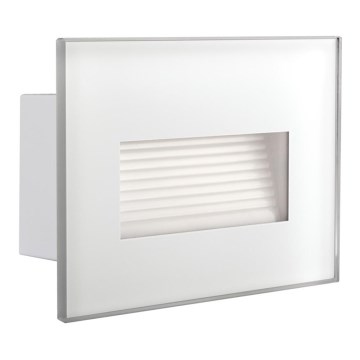 LED Einbaubeleuchtung GLASI LED/3W/230V 4000K IP44 weiß