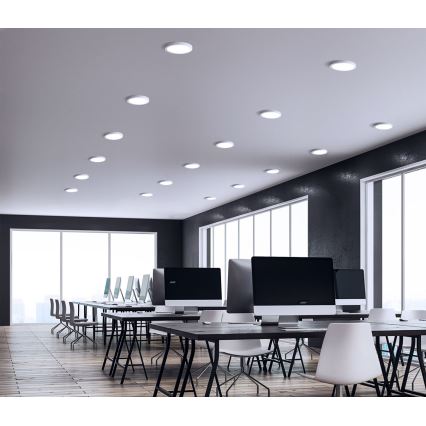 LED-Einbauleuchte ALGINE 2in1 LED/12W/230V 4000K weiß