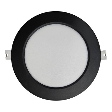 LED-Einbauleuchte CIRCLE LED/12W/230V 4000K d 17 cm schwarz