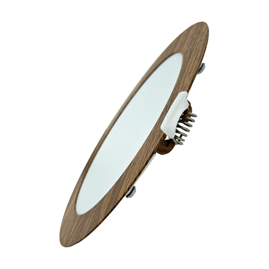LED-Einbauleuchte CIRCLE LED/12W/230V 4200K d 16,7 cm braun