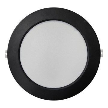LED-Einbauleuchte CIRCLE LED/18W/230V 4000K d 22 cm schwarz