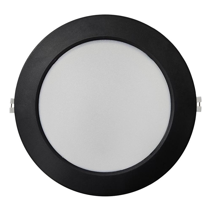 LED-Einbauleuchte CIRCLE LED/18W/230V 4000K d 22 cm schwarz