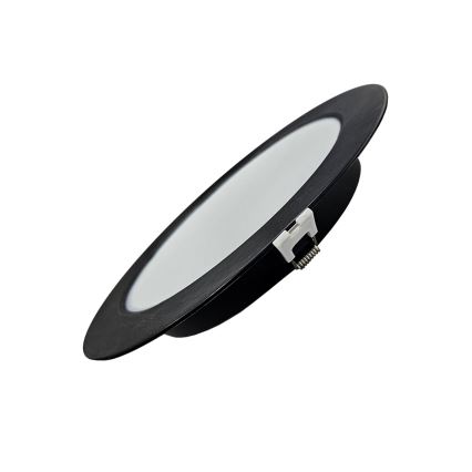 LED-Einbauleuchte CIRCLE LED/18W/230V 4000K d 22 cm schwarz