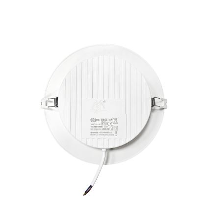 LED-Einbauleuchte CIRCLE LED/18W/230V 4000K d 22 cm weiß