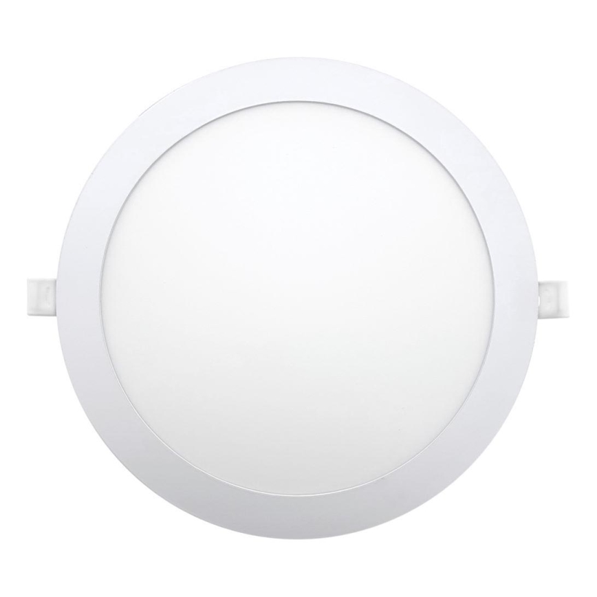LED-Einbauleuchte CIRCLE LED/24W/230V 6500K d 30 cm weiß