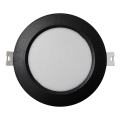 LED-Einbauleuchte CIRCLE LED/6W/230V 4000K d 12 cm schwarz