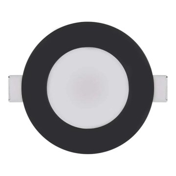 LED-Einbauleuchte für Badezimmer LORI LED/4,5W/230V IP65 2700/4000K d 8,5 cm schwarz