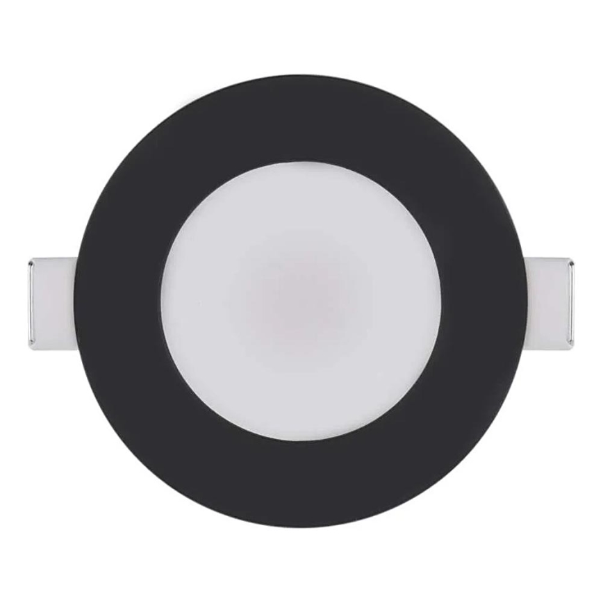 LED-Einbauleuchte für Badezimmer LORI LED/4,5W/230V IP65 2700/4000K d 8,5 cm schwarz